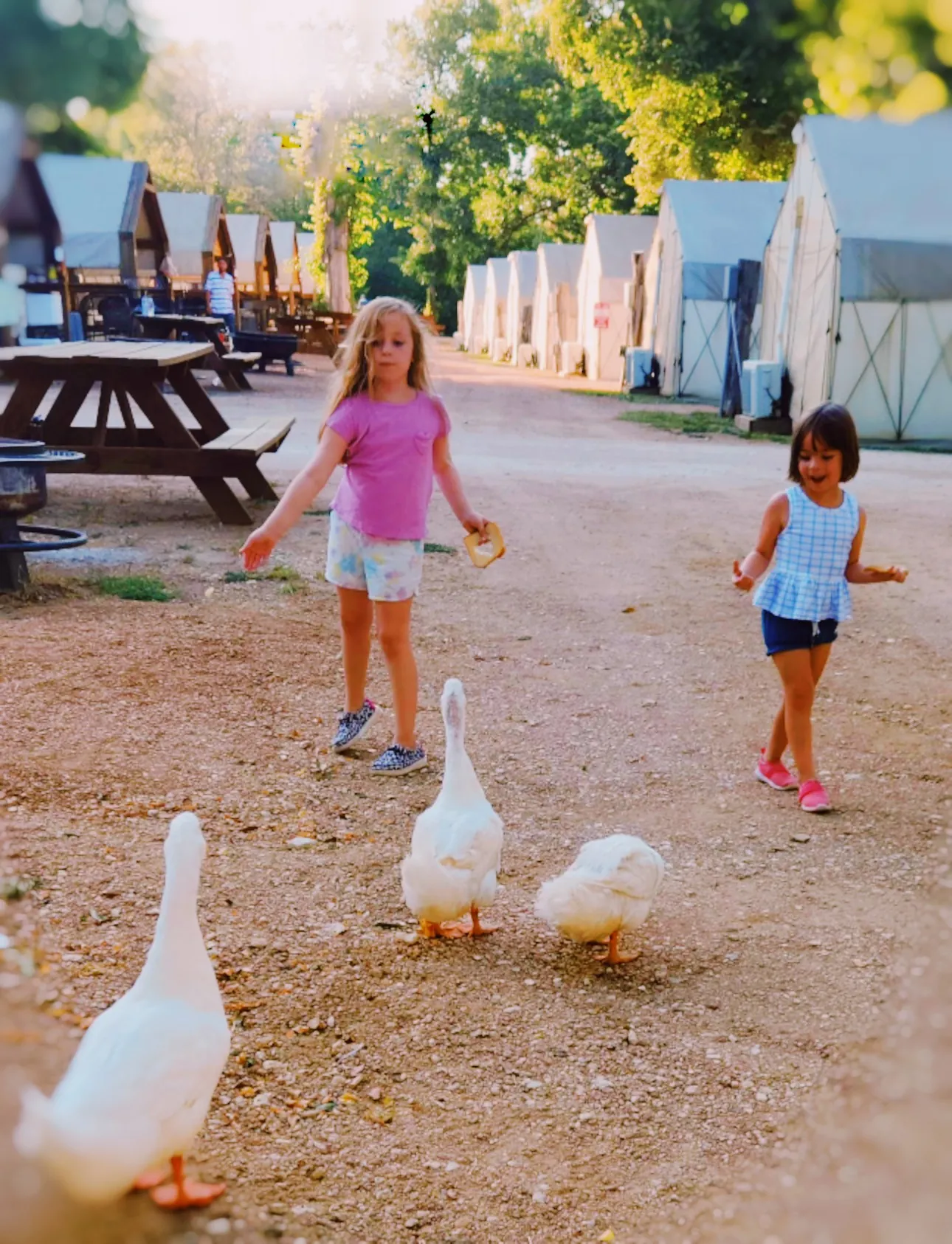 The Nguyen Family at Son's Blue River Camp