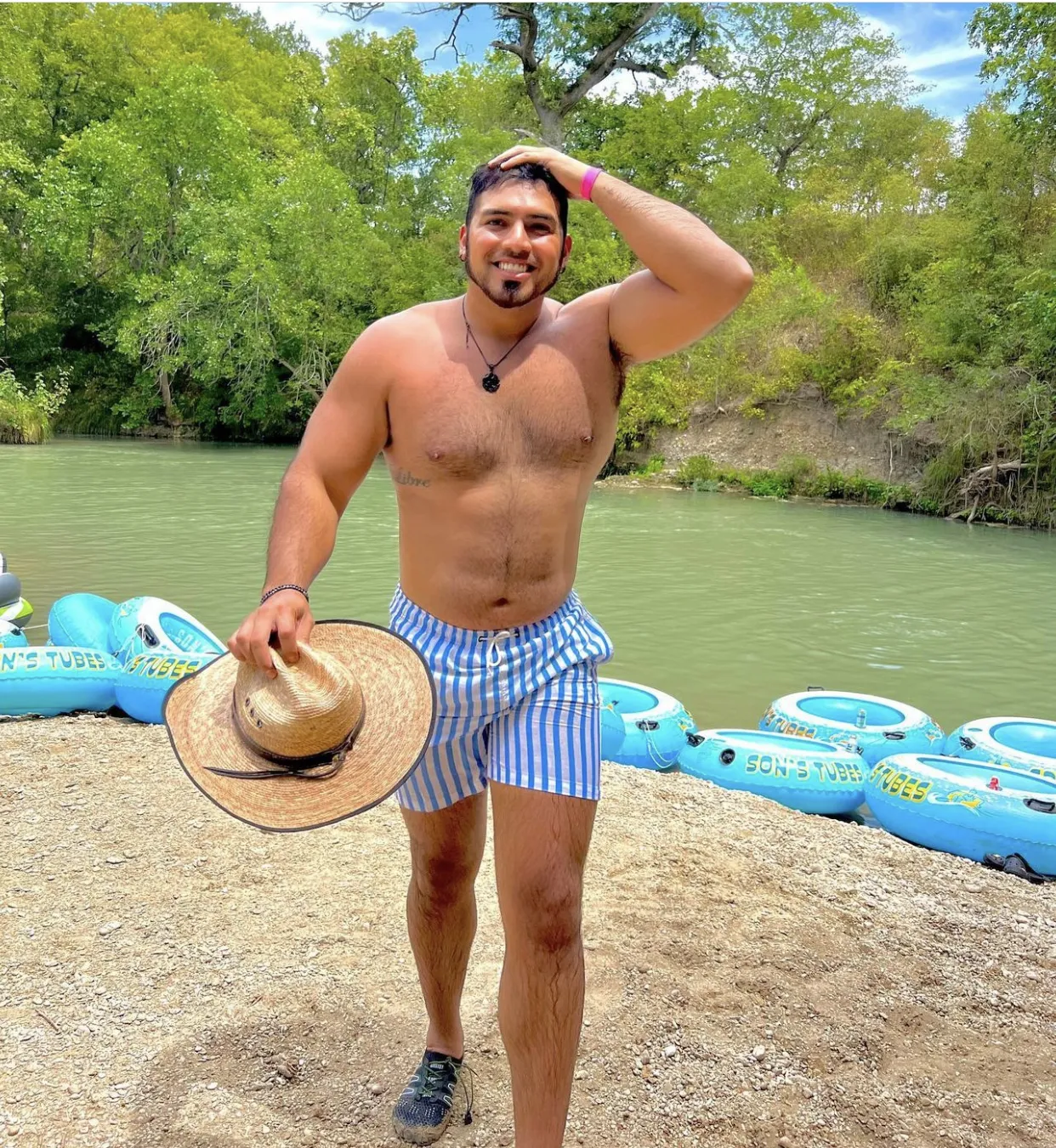 Guest enjoying the riverside