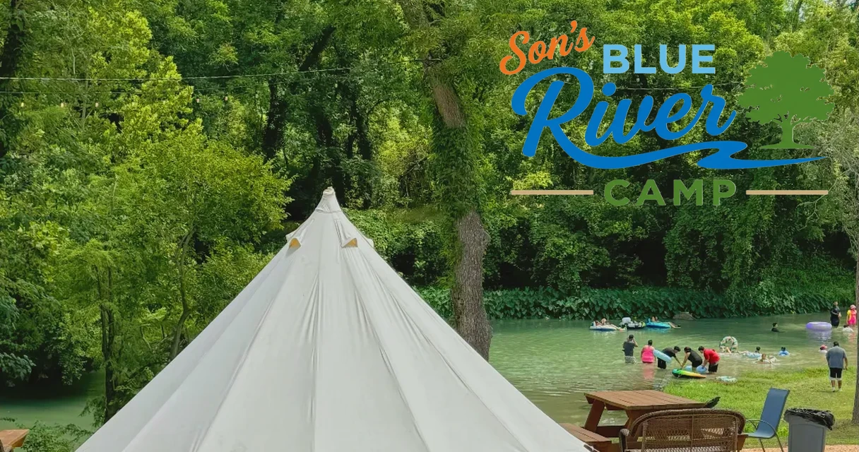 Camping Near Houston on the San Marcos River