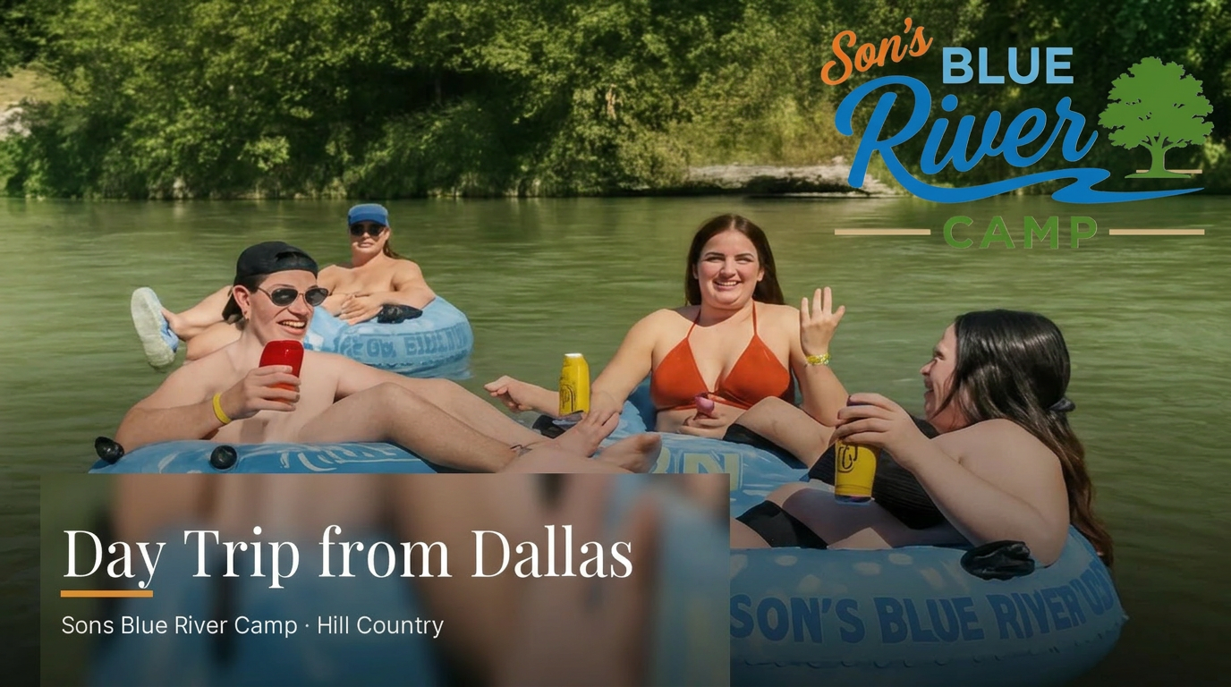 Day trip from Dallas to the San Marcos River