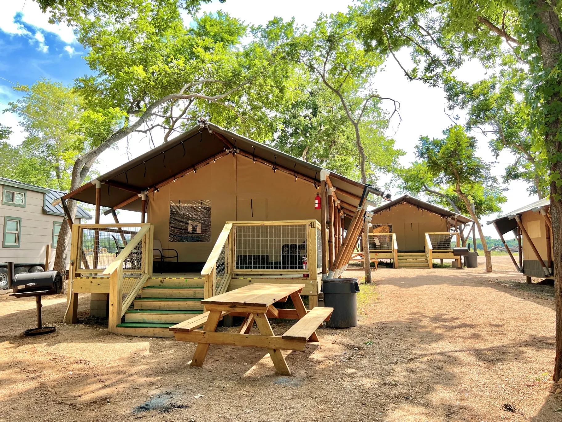 Safari Cabin porch view