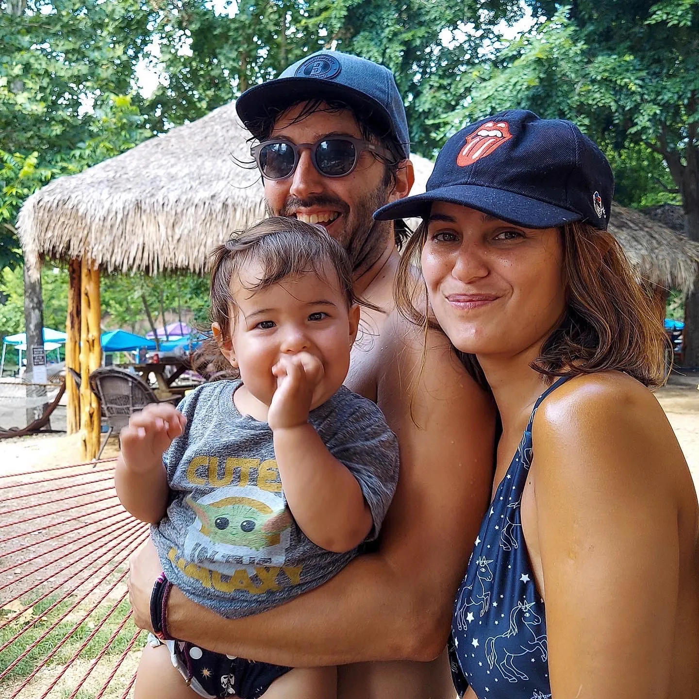 Family enjoying time at Son's Blue River Camp