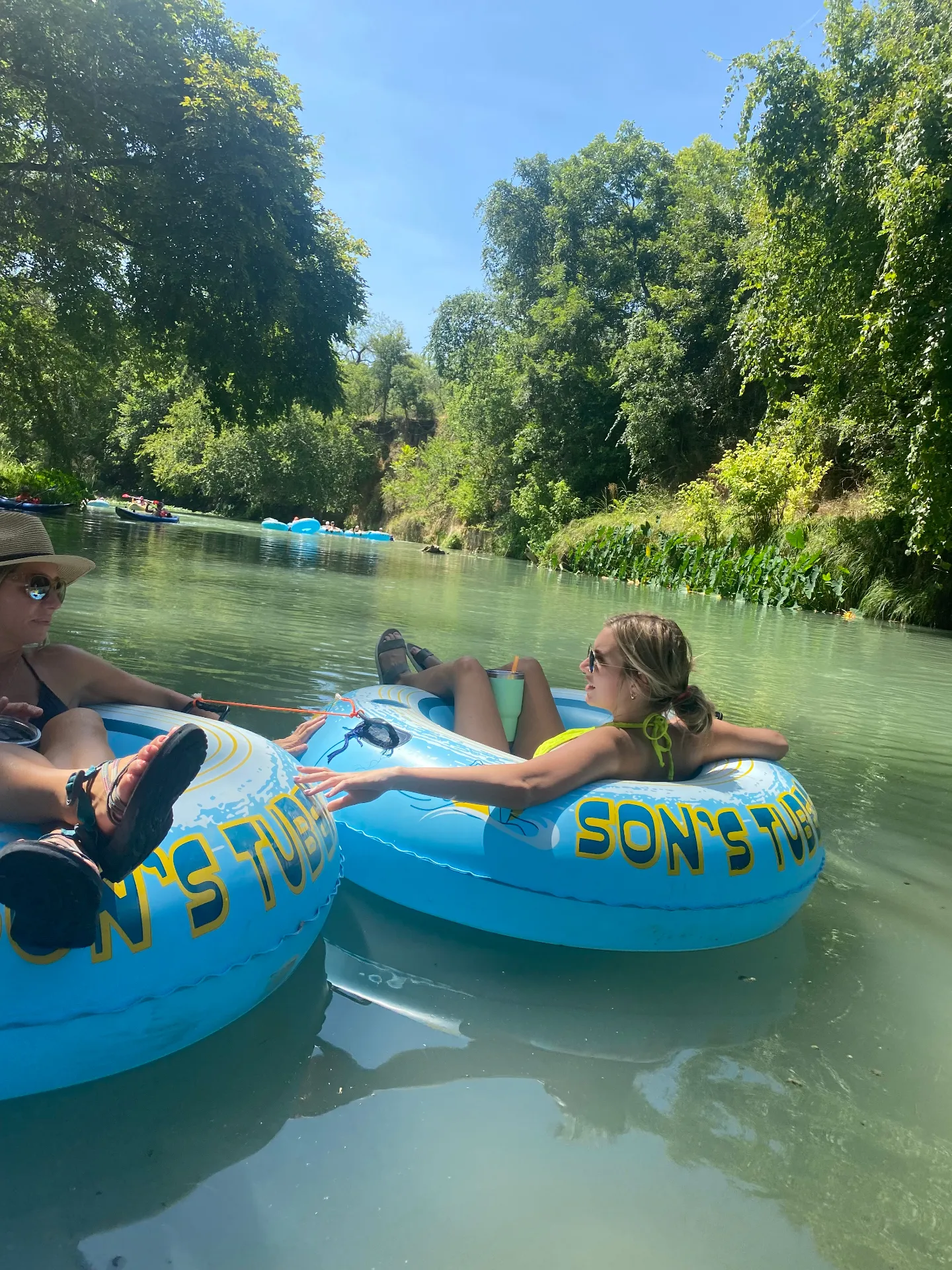 Kayak trip near New Braunfels